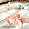 Brinquedo teaser elétrico para gatos para pessoas preguiçosas, vara teaser interativa para gatos com função de ejetar e recolher, brinquedo de gato com bola de pelúcia