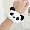Anillo de peluche de dibujos animados para niños, pulsera decorativa DIY, bonito anillo de mano para muñeca, regalo pequeño