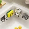 Estante de Secado para Fregadero de Cocina, Estante de Almacenamiento de Esponjas de Acero Inoxidable sin Taladro para el Hogar, Cubierta Multifuncional para Fregadero, Estante de Almacenamiento para Bolas de Acero