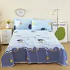 Sábana de Algodón Grueso Engrosada de una Pieza para Uso Doméstico, Cama Doble, Lavable a Máquina, Juego de Sábanas Amigable con la Piel para Dormitorio de Estudiantes, Venta al por Mayor