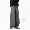 Pantalones de Chándal Scimitar Estilo Old Money de Peso Pesado para Hombre Invierno Calle Alta Americana Deportes de Alta Gama Pantalones Largos Marca de Tendencia Sueltos de Pierna Ancha