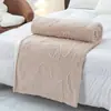 Manta de Felpa con Piel de Torre Personalizada por el Fabricante, Jacquard Tridimensional, Vellón Coral, Manta para Siesta de Oficina, Manta de Franela para Aire Acondicionado