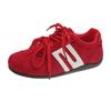 Zapatos de Entrenamiento Moral con Cordones Estampado de Leopardo Retro para Mujer 2025 Otoño Temprano Nuevos Zapatos Deportivos de Carreras con Suela Fina que Aumentan la Altura y Zapatos Casuales