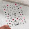 [Enquanto Durarem os Estoques] Magico Popular Atacado Dopamina Fresca Crianças Flor Nail Art Adesivos Papelaria Ferro