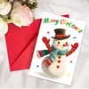 Transfronterizo Nuevo 1 Tamaño Grande Set de Sobres para Tarjetas de Felicitación Navideña Lote de Tarjetas de Bendición para Rituales de Año Nuevo