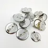 2,5 cm Bandeja Redonda Alfinete de Segurança diy Acessórios para Joias Feitas à Mão Lixadeira de Segurança Fivela Broche Material