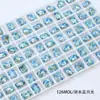 Taladro de uñas Dongzhou 8*6 broca octagonal larga de fondo puntiagudo explosiones de la red social taladro para decoración de uñas taladro de vidrio brillante venta al por mayor