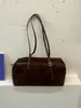 Bolso de ante nuevo para principios de otoño bajo el brazo, bolso tipo almohada retro minimalista, textura suave, bolso de hombro baguette casual para el día a día