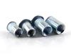 Tuerca remache de cabeza plana raya vertical acero al carbono remache tapa de tornillo cabeza avellanada zinc blanco zinc azul zinc blanco M3M4M5M6M8M10M12