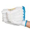 Guantes al por mayor personalizados para trabajo en sitios de construcción en Shenggang, guantes blancos de hilo de algodón engrosado, antideslizantes y resistentes al desgaste para uso en taller