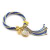 Pulsera de Algodón Tejida Hecha a Mano Thangka Xizang Quinto Maestro Manjushri Zakilam Madre Verde Cuerda de Mano Thangka