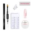 Set de Gel de Extensión No Pegajoso para Uñas, Gel Adhesivo para Pedrería, Gel para Esculpir y Dar Forma, Gel de Extensión para Fototerapia, Gel para Arte de Uñas