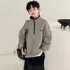 Sudadera para Niños Ropa Interior de Otoño 2026 Primavera Otoño Nuevo Estilo Ropa para Niños Tallas Medianas y Grandes Ropa de Otoño Camiseta Base Tops para Niños Modernos