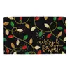 Felpudo navideño transfronterizo estilo americano, felpudo absorbente para baño y cocina, felpudo para entrada exterior, felpudo resistente a la suciedad