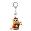 Colgante de Gato Gatito Flor Plana Acrílica Transfronterizo Nuevo Colgante de Decoración para el Hogar