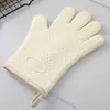 Guantes de Silicona Aislantes del Calor para Horno Microondas de Cocina, Antiescaldaduras, Engrosados, Forrados de Algodón, Resistentes a Altas Temperaturas, Impermeables, para Uso Doméstico
