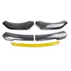 Lábio Frontal Universal de Quatro Estágios Estilo Pista com Tiras de Acabamento Lábio Frontal de Quatro Estágios Camada Dupla Ângulo Reto Pá Frontal Para-choque Dianteiro