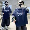 Ropa para Niños Ropa de Otoño para Niños Nueva Sudadera de Dibujos Animados con Cuello Redondo Tallas Mediana y Grande Ropa Básica Suelta y Bonita para Niños Primavera y Otoño 2025