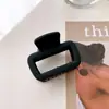 Textura Escarchada Mini Pinza Pequeña Estilo Coreano Accesorios para el Cabello Cuadrado Pinza para Flequillo de Mujer Pinza de Tiburón de Gama Alta Venta al por Mayor