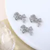 Acessórios para Unhas Laço Zircônia Diamante Lz Laço Grande Luxo Leve Tridimensional Super Brilhante Gravata Borboleta Fita Decorações de Unhas