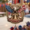 Colgante Acrílico Transfronterizo Nuevo 250º Aniversario de Estados Unidos Regalo del Día de la Independencia Decoración del Cuatro de Julio