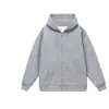Sudadera con capucha de punto grueso de algodón de fibra larga, moda simple de otoño, para hombre, tela dorada de peso medio, prenda exterior para hombre, chaqueta para hombre