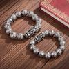 Pulsera de la suerte pixiu chismes para hombres y mujeres rosario imitación plata tailandesa chapado vintage 999 cuerda de pulsera 108 al por mayor