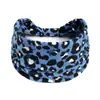Diadema con Estampado de Leopardo, Cebra y Serpiente Europea y Americana Sexy para Mujer Diadema Elástica Nudo Diadema Deportiva