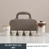 Juego de Té Pequeño para Viaje, Set Pequeño para Uso al Aire Libre, Tetera y Taza Portátil Personal, Taza Portátil de Cerámica de Preparación Rápida