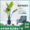 Bonsai de planta verde simulada Girassol de cauda solta simulado Pukui paisagismo interno grande decoração de piso Flor folha Planta simulada de Figueira