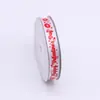 Cinta para el Día de San Valentín de 1cm x 2cm, color burdeos, para envolver flores y pasteles, impresa con LOVE en inglés, cinta de confesión de amor