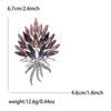 Broche de antorcha grande de aleación elegante de nueva moda, broche de alta gama para mujer, para traje, abrigo, ramillete, alfiler de joyería