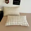 Fundas de Almohada Estilo Minimalista, Juego de Dos, Fundas de Almohada 100% Algodón 48x74, Funda Interior de Algodón de Alta Gama Individual para Hombres, Uso en el Hogar