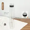 Tubo de Acrílico Transparente para Incienso Tubo de Incienso Barril de Incienso Hogareño Largo Grande Plástico Cáscara Dura Incienso de Madera de Águila