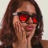 Gafas de sol Rice Nail Ins Internet Celebrity Mismo estilo 2024 Nuevo estilo Gafas de sol Moda Retro Gafas de sol de protección solar personalizadas para mujeres