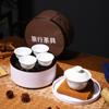 Juego de Té al por Mayor Estilo Chino Viaje Hogar Cerámica Chaozhou Kung Fu Juego de Té Exterior Portátil Viaje Juego de Té