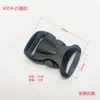 Accesorios de Hebilla de Plástico de 1 pulgada, Hebilla de Cierre Rápido de Plástico, Hebilla para Bolso, Hebilla para Correa de Riñonera, Hebilla para Correa, Hebilla para Correa de Bolso Madre e Hijo