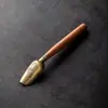 Colher de Chá de Sândalo Preto com Cabo Longo, Pá de Chá, Colher de Chá Kung Fu Tea, Pá Única para Folhas de Chá, Acessórios para Conjunto de Chá