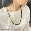 Nuevo collar verde estilo chino cadena para suéter de mujer accesorios hanfu estilo chino retro Nuevo Diseño Original Regalo