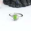 Anel de Jade Hetian Natural Guan Yu Anel de Jadeíta Estrela e Lua Atacado de Fábrica Transmissão ao Vivo Dropshipping S2041912
