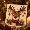Pintura de Diamantes Perla de Papá Noel de Halloween 5D Material DIY Pintura Hecha a Mano Festival Soporte Diseños Personalizados Pegatinas de Diamantes