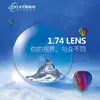 Lentes Conant genuinas 1.74 ultra non-plus asféricas ultradelgadas anti-luz azul fotocromáticas 1.74fix bicóncavas