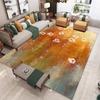 Estilo Nórdico Sofá Sencillo Mesa de Café Felpudo de Piso Alfombra de Sala de Estar de Área Grande Absorbente de Agua Alfombra para Mesita de Noche de Dormitorio en Casa Terciopelo de Cristal