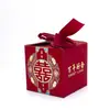 Fabricante de Joyeros Empaque e Impresión Impresión de Logotipo Joyero Caja para Dulces de Boda Caja de Cartón con Tarjeta Caja de Regalo con Cinta