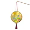 Linterna Bolso Festival de Medio Otoño Paquete de Materiales Hechos a Mano DIY para Niños Linterna Estilo Antiguo Linterna de Palacio Linterna de Conejo Luminosa Pequeño Regalo
