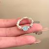 Anillo Estrella Dulce para Mujer, Exquisito y Elegante Anillo Irregular de Flor, Apilable Versátil, Popular Anillo de Dedo Índice de Moda