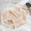 Ropa interior de algodón puro para mujer, Antibacteriana, Refuerzo de algodón con sensación cálida, Cómoda y sin costuras, Calzones transpirables de cintura media para niñas, Sin costuras y cómodos
