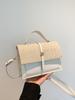 2024 Nuevo Bolso Pequeño para Mujer Nuevo Tejido de Moda Distintivo Bolso de Hombro Bolso de Alta Gama para Niñas