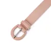 Cinturón delgado de color caramelo estilo coreano para mujer, versátil y moderno, adecuado para combinar con jeans y vestidos, cadena decorativa para la cintura, simple y de alta gama