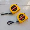 G22 Produto Transfronteiriço da Amazon Disponível nos Sistemas Imperial e Métrico, Fitas Mêtricas Pequenas de 2m com Carcaça Amarela e Fundo Branco, Fita Métrica de Aço Imperial com Escala Dupla